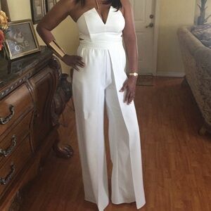 Elegant Off White Jumpsuit